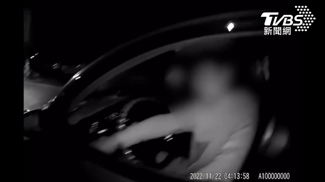 竹北警方循線找到涉案人的車輛。（圖／TVBS）