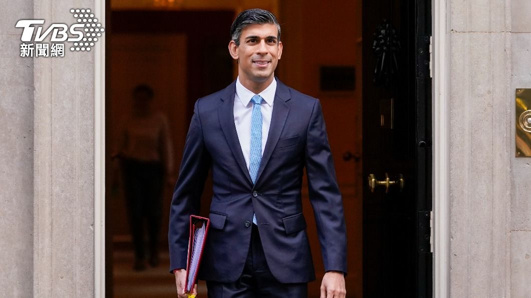 英國首相蘇納克上任後，對中態度出現軟化。（圖／達志影像美聯社）