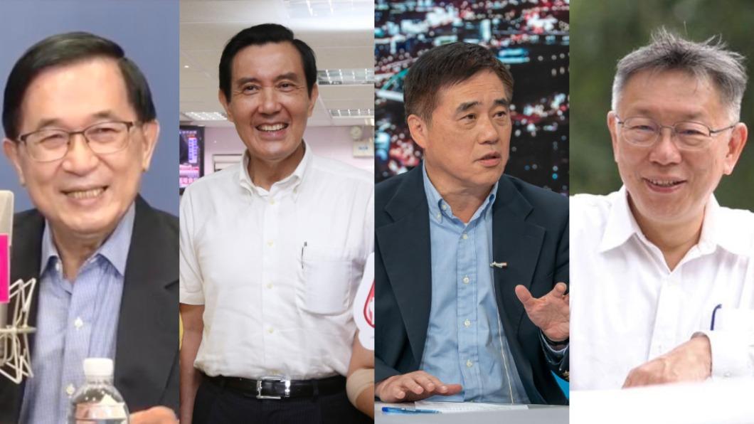 歷屆台北市長陳水扁、馬英九、郝龍斌、柯文哲(由左至右)。(圖/翻攝自陳水扁、馬英九、郝龍斌、柯文哲臉書)