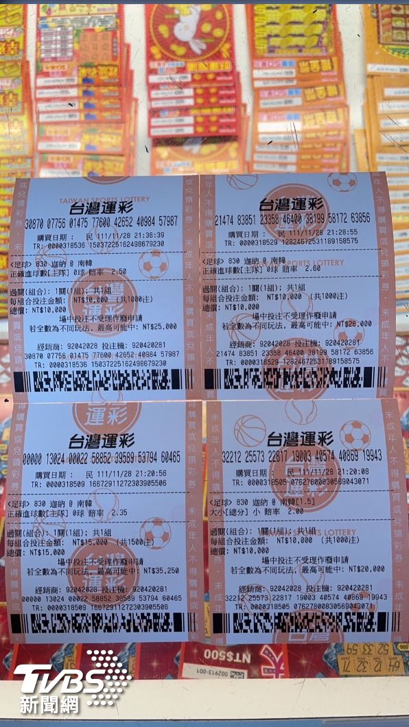 彩迷一連多次下注錯邊賠超多。（圖／黃偉祺授權提供）