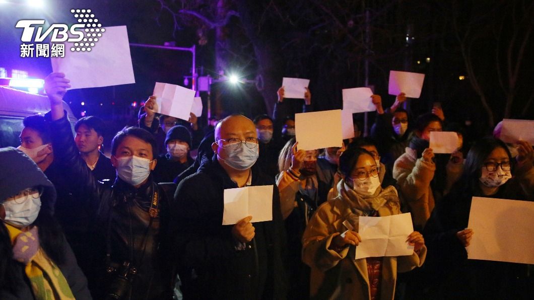 大陸許多地方爆發示威抗議。(圖/達志影像美聯社)