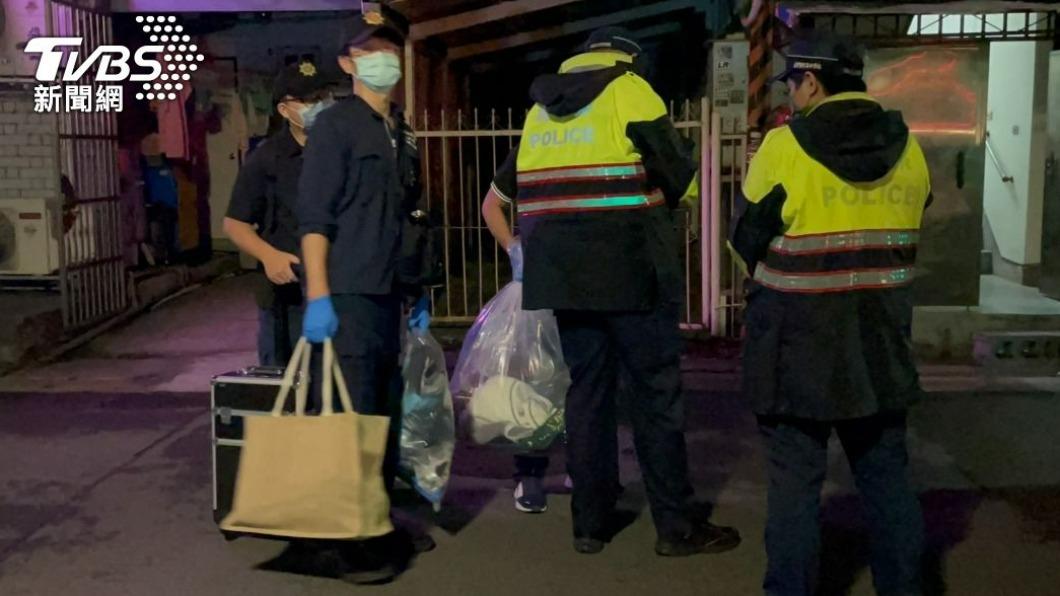 警方到死者租屋處採證。（圖／TVBS資料畫面）