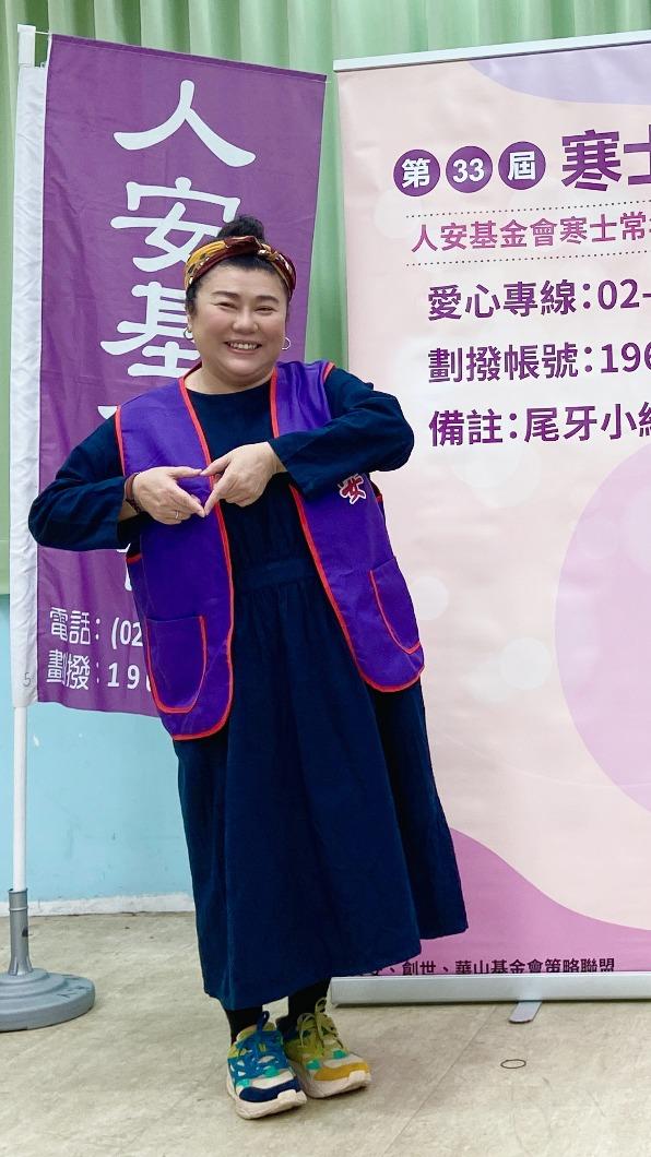 林美秀才剛與張勝豐見面不久。(圖/人安基金會提供)