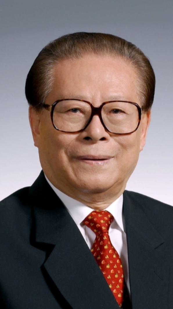 新華社公布江澤民遺照。（圖／翻攝新華社）