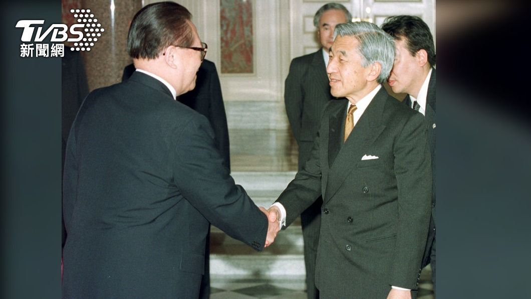 報導指出,江澤民訪日時曾批評日本軍國主義。(圖/達志影像美聯社)