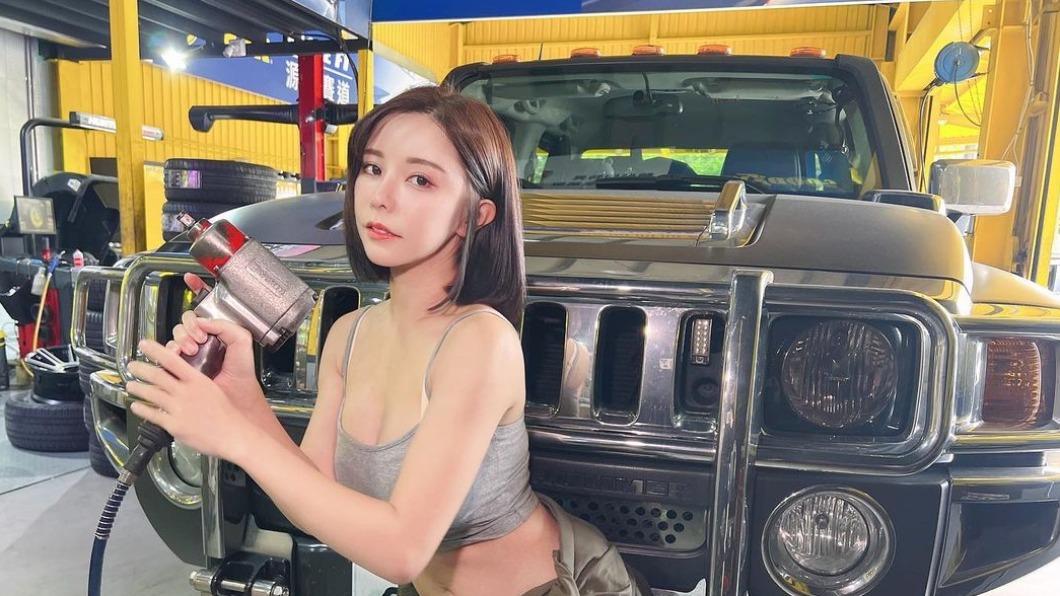 嬌小女開悍馬車!全台「唯3皮卡車主之一」竟是啦啦隊成員