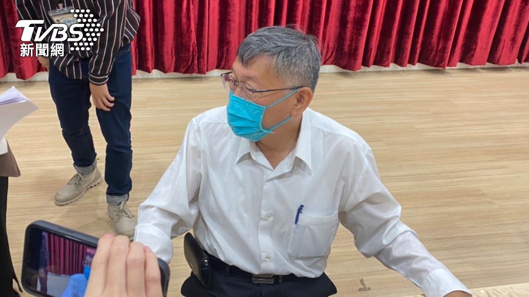 台北市長柯文哲。(圖/林至柔攝)
