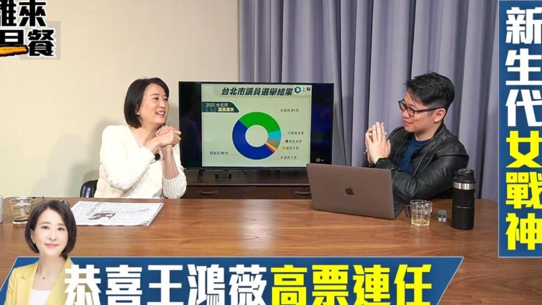 北市議員王鴻薇。(圖/翻攝不演了新聞台YouTube)