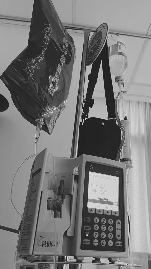 潘逸安擔心12指腸腫瘤會惡化。(圖/翻攝自潘逸安臉書)