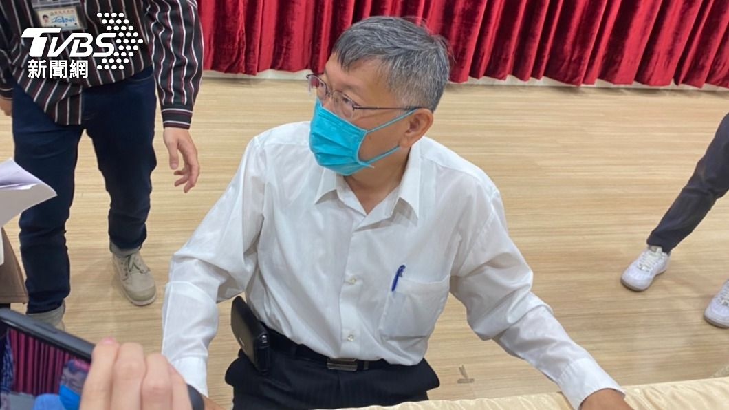 台北市長柯文哲。(圖/林至柔攝)