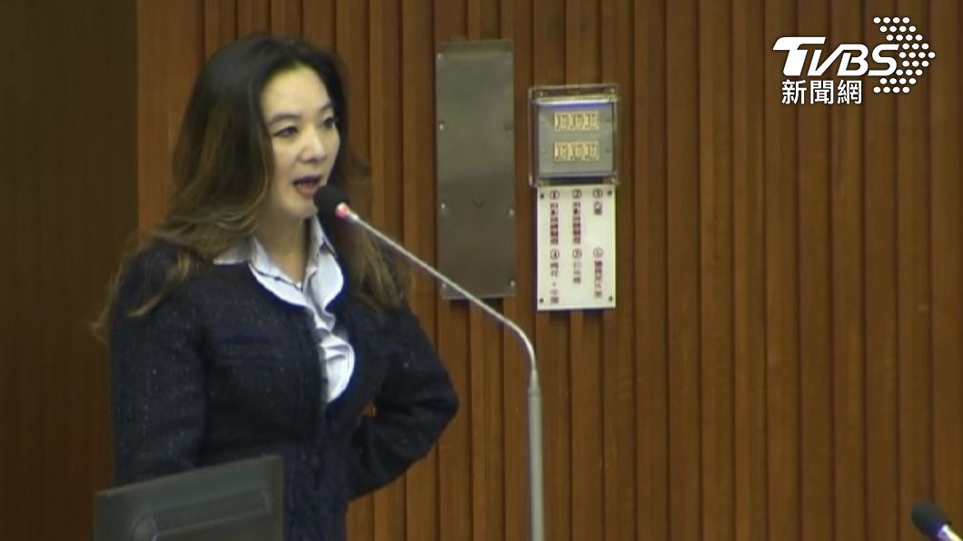 國民黨台北市議員應曉薇。(圖/TVBS)
