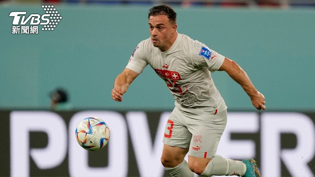 夏奇里(Xherdan Shaqiri)再次成為瑞士隊英雄先進球。(圖/達志影像美聯社)