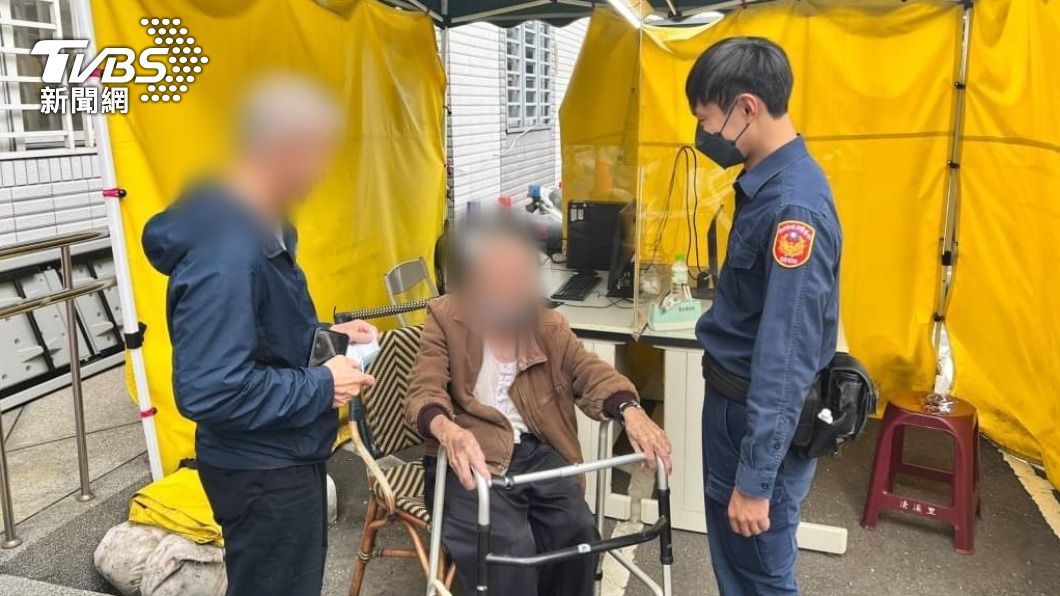 9旬翁搭小黃地址講不清被載到派出所 細心警比對影像尋家屬