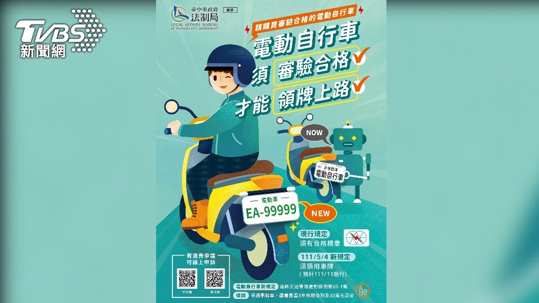微電車須掛牌上路。(圖/TVBS)
