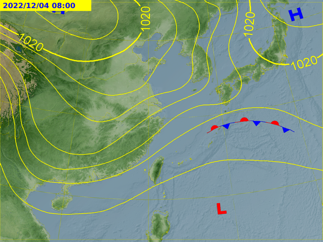 將有2波冷空氣接力殺來。(圖/氣象局)