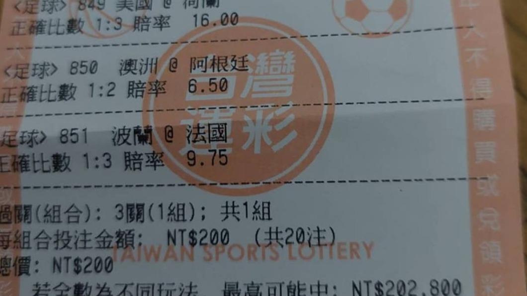 網友分享自己「串關」抱回20萬的離譜經驗。(圖/翻攝自爆廢公社 臉書)
