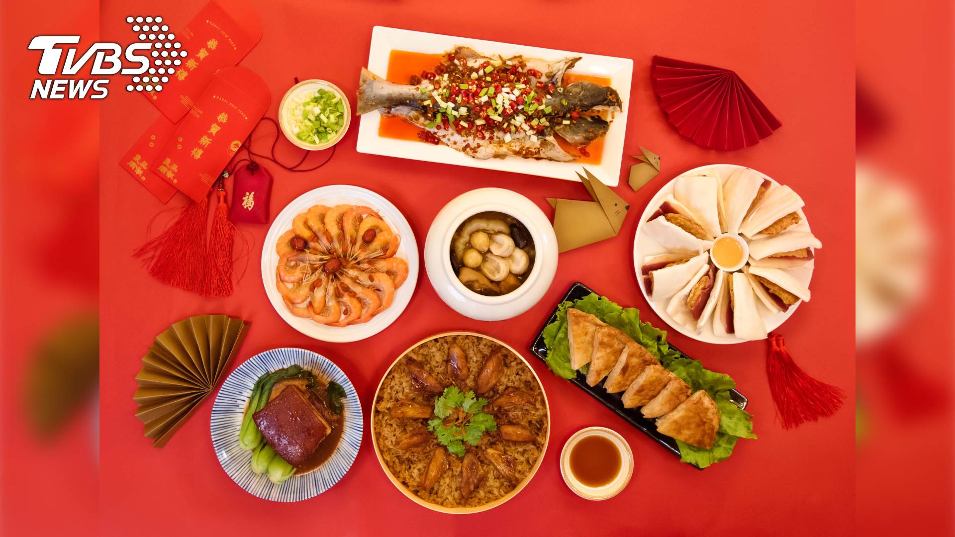 【良品開飯】金兔迎春富滿堂珍饌年菜七道宴。(圖TVBS提供)