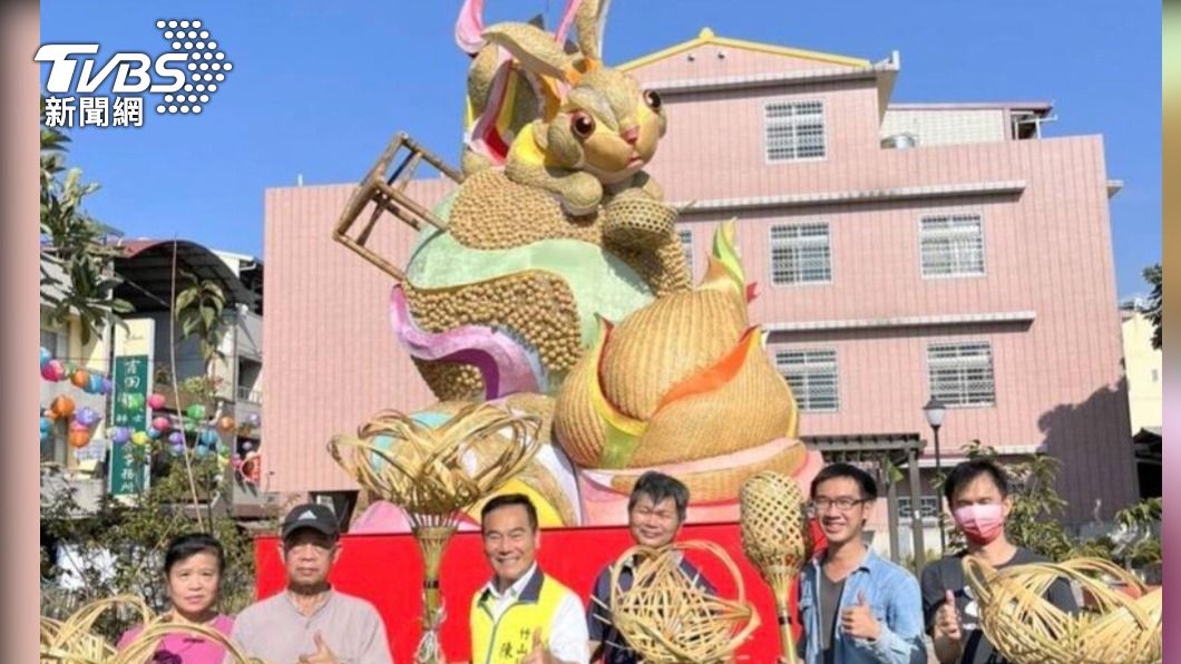 南投竹山兔年燈會展期37天 主燈7米半揚眉兔氣登場受矚目