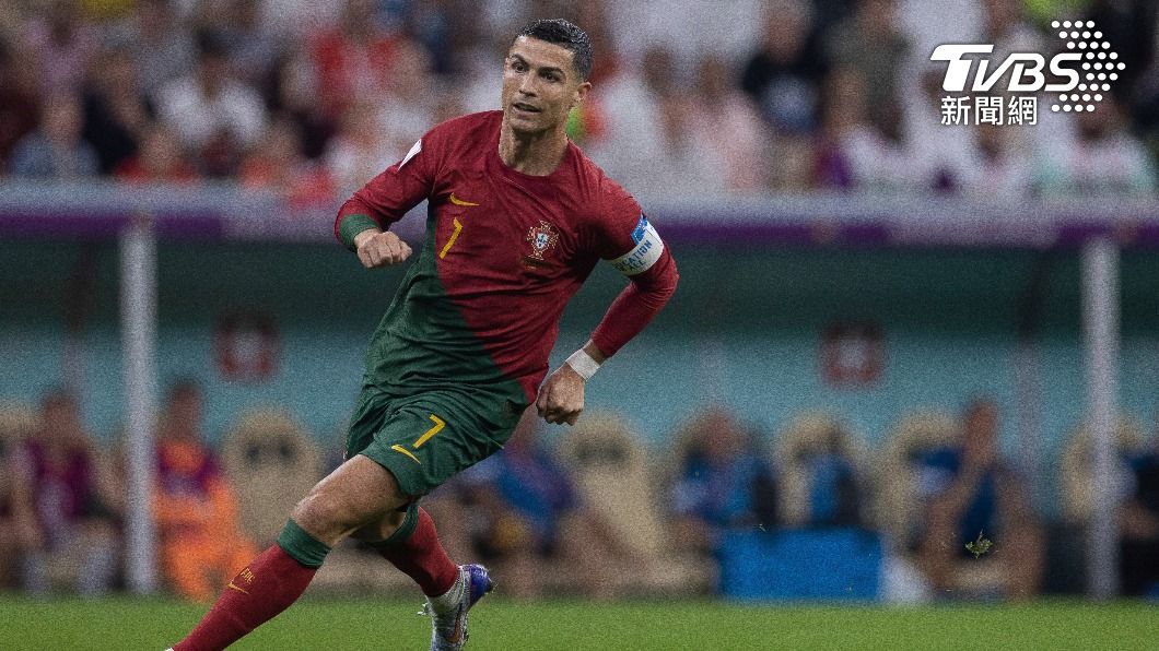 C羅(Cristiano Ronaldo)為史上第一位五屆世界盃皆進球的人。(圖/達志影像美聯社)