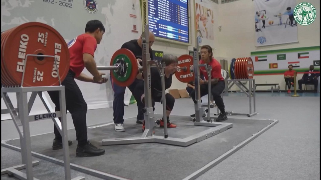 圖/畫面翻攝 Asian Powerlifting Federation