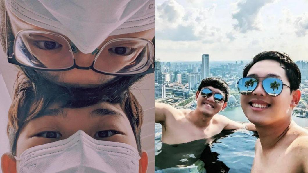 雞丁（右圖右）和男友的感情深受雙方家人支持，也讓他們穩定攜手邁入交往6週年。（圖／翻攝自雞丁IG）