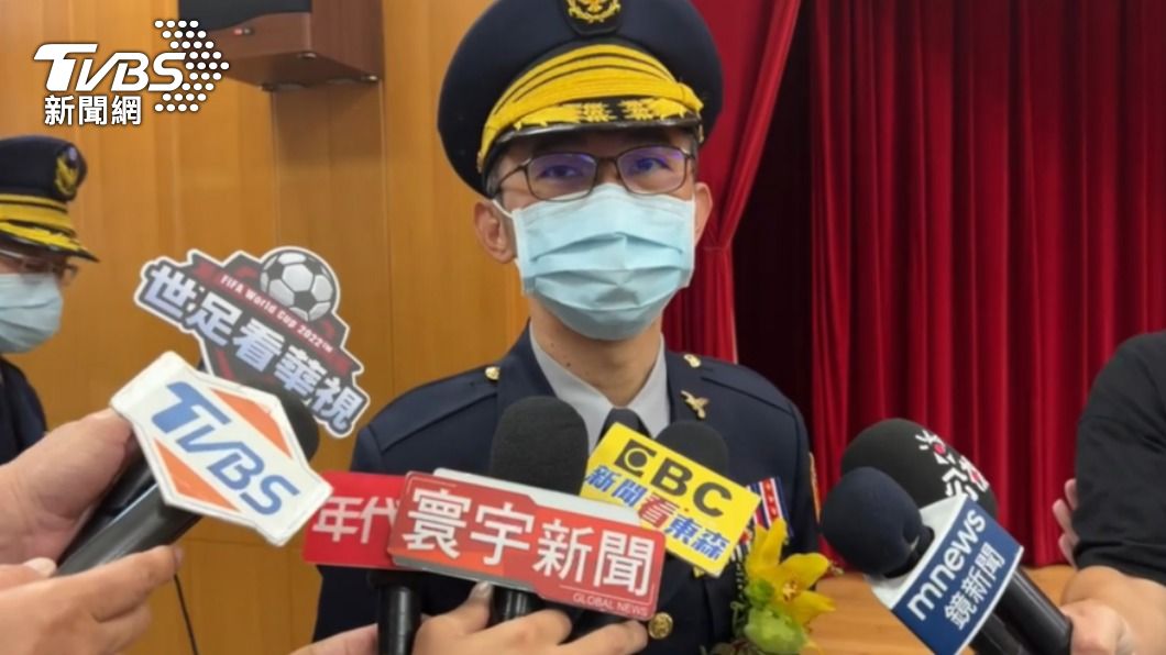 學甲新任分局長劉全福。(圖/TVBS)