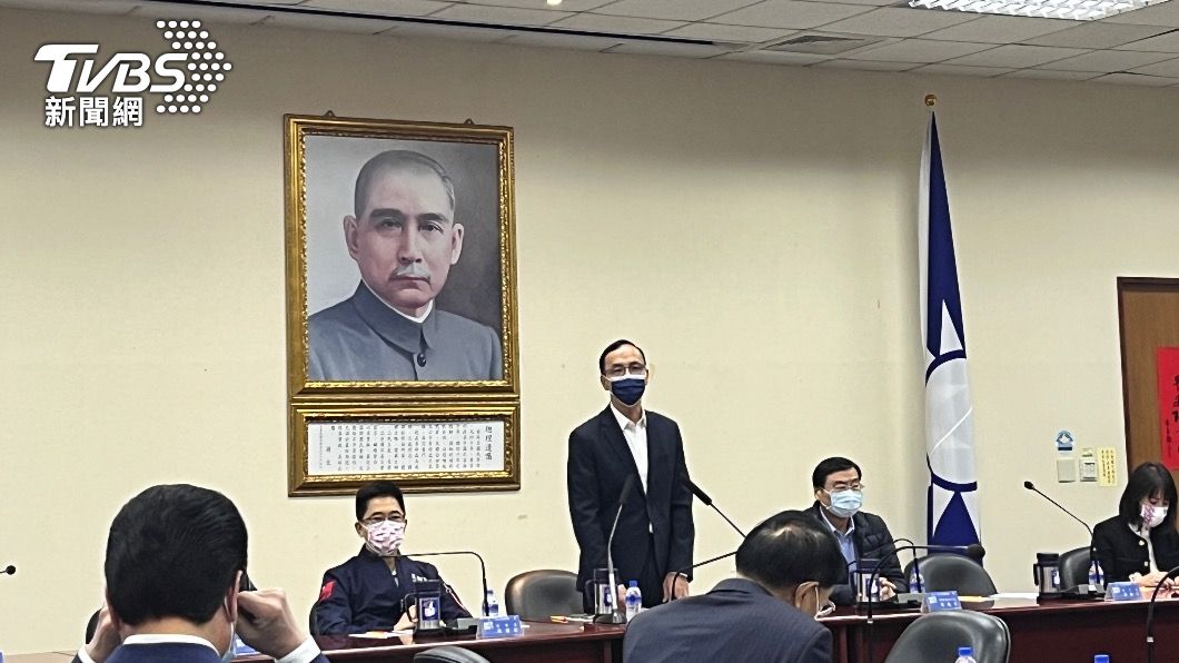 國民黨主席朱立倫。(圖/黃韋銓攝)