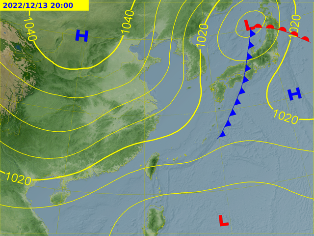 週五（9日）還有一波東北季風，將一路影響到下週。（圖／氣象局）