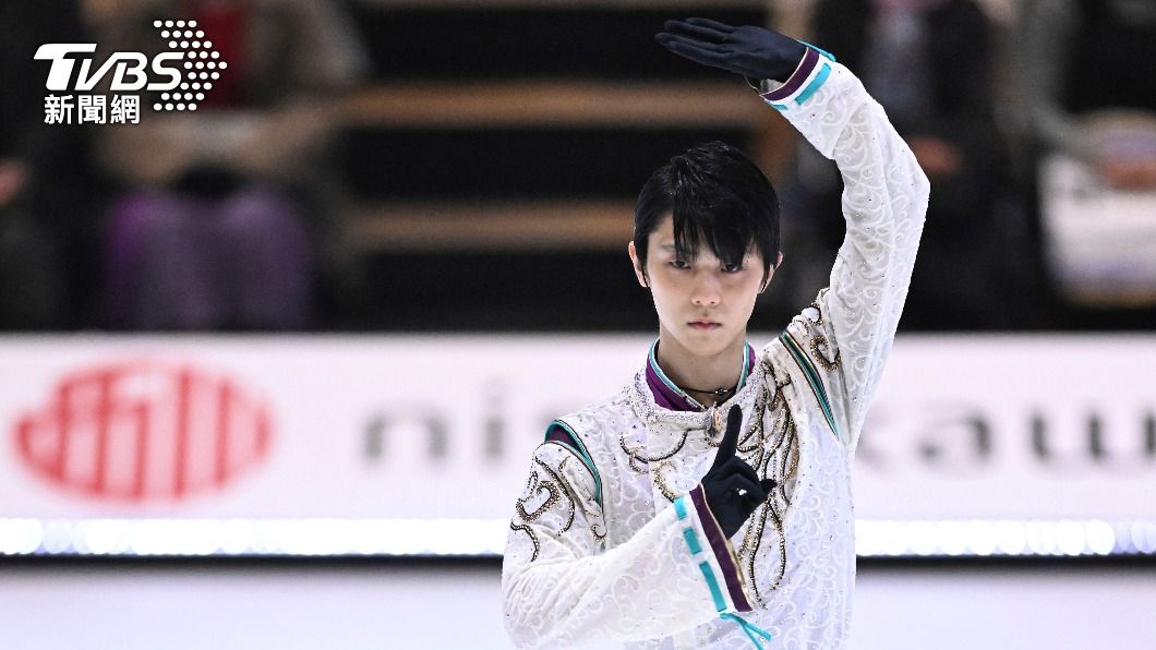 羽生結弦於2018年平昌冬奧演出日本電影《陰陽師》中的配樂〈SEIMEI〉。（圖／達志影像美聯社）