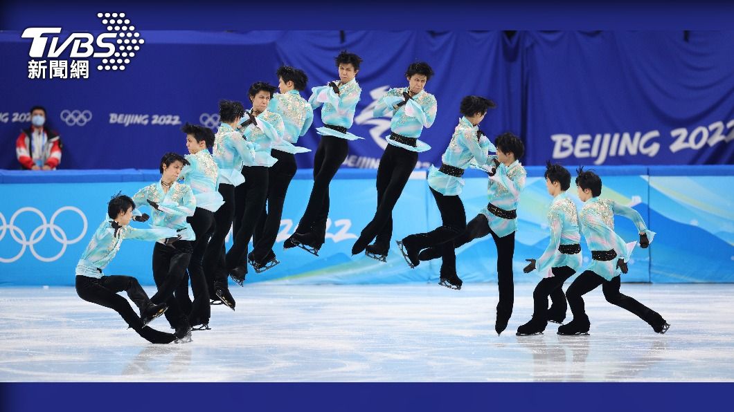 羽生結弦挑戰4周半跳，十分可惜在最終落地時跌倒。（圖／達志影像美聯社）