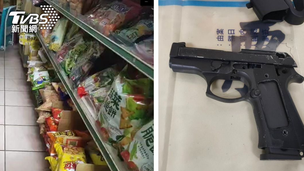 30歲男上銬老闆娘!持槍搶雜貨店 警匪追逐狼狽遭逮