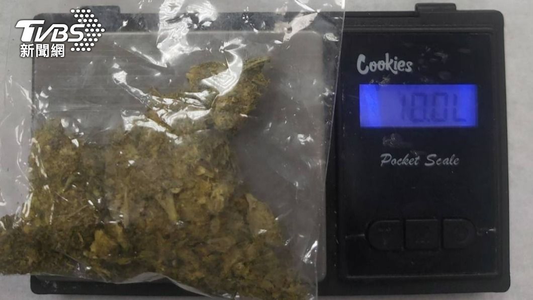 警方查扣大麻。(圖/TVBS)