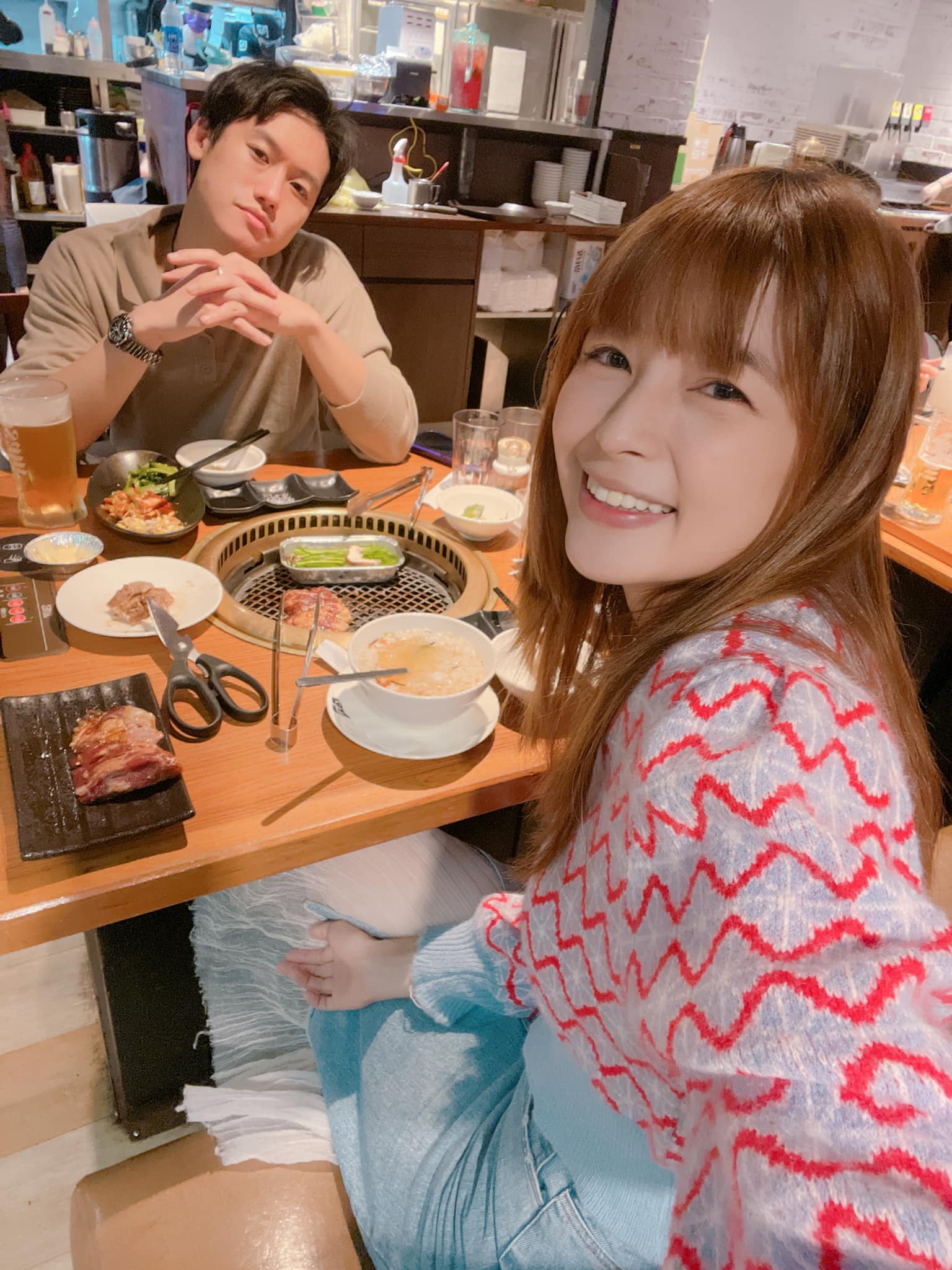 林舒語通常都會用吃美食來發洩情緒。(圖/翻攝自林舒語臉書)