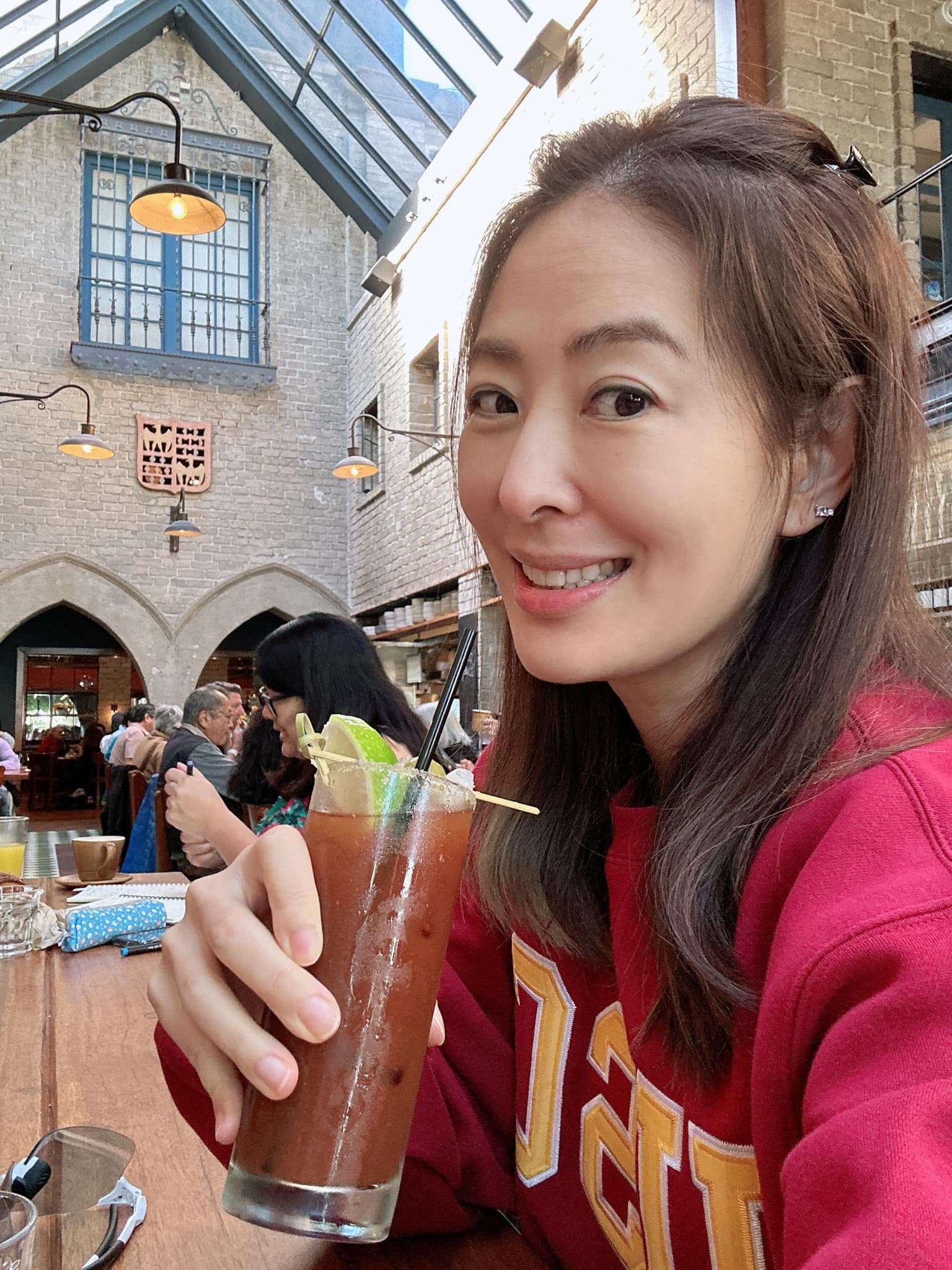 賈永婕近來飛往美國與女兒團聚。（圖／翻攝自賈永婕臉書）