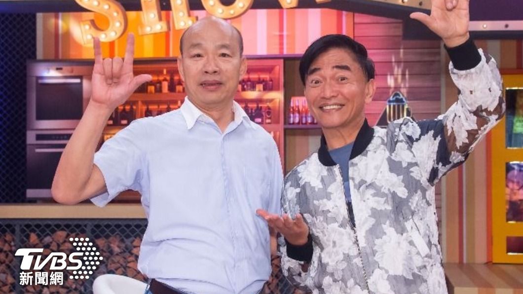 韓國瑜現身,還同框吳宗憲!(圖/TVBS)