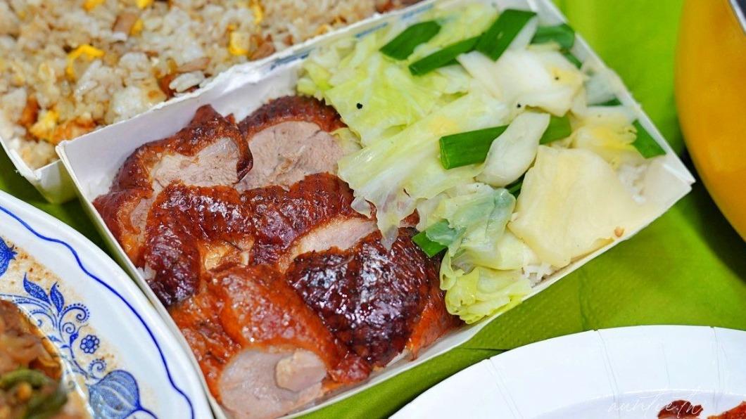 烤鴨片飯1個人也能爽爽吃烤鴨。（圖／水晶安蹄不務正業過生活提供）