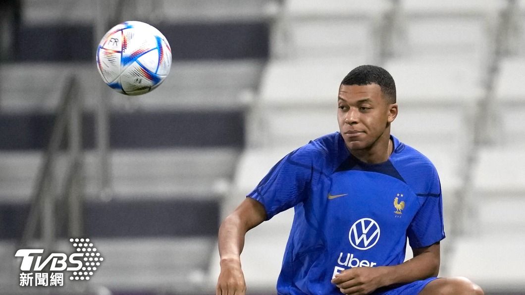 Kylian Mbappé。（圖／達志影像美聯社）