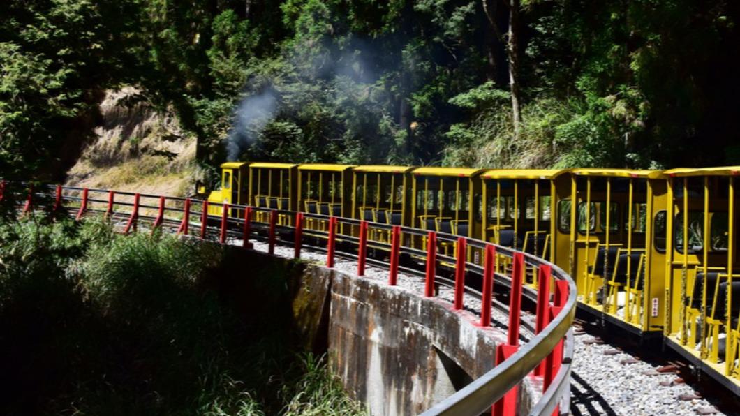 欲搭乘蹦蹦車需於現場購票。(圖/翻攝自太平山國家森林遊樂區官網)