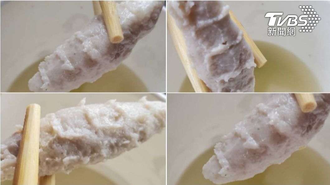 老店虱目魚羹 網問:為什麼羹條都有四條線?