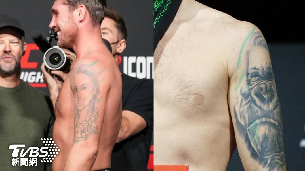 放閃要三思！ＭＭＡ拳手把女友刺上身示愛　分手改圖變猩猩