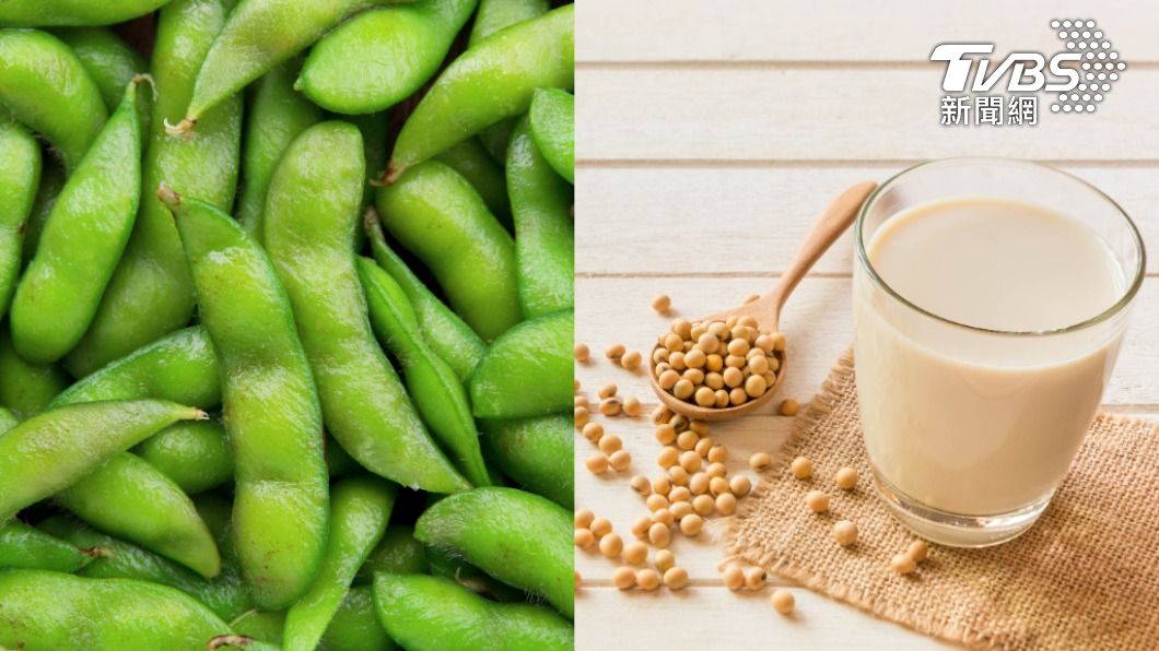 毛豆和無糖豆漿都有相當高的蛋白質。（示意圖／shutterstock達志影像）