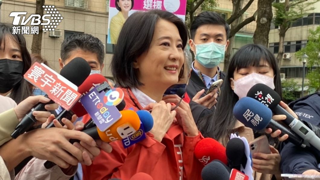 國民黨台北市第三選區立委參選人王鴻薇。(圖/TVBS)