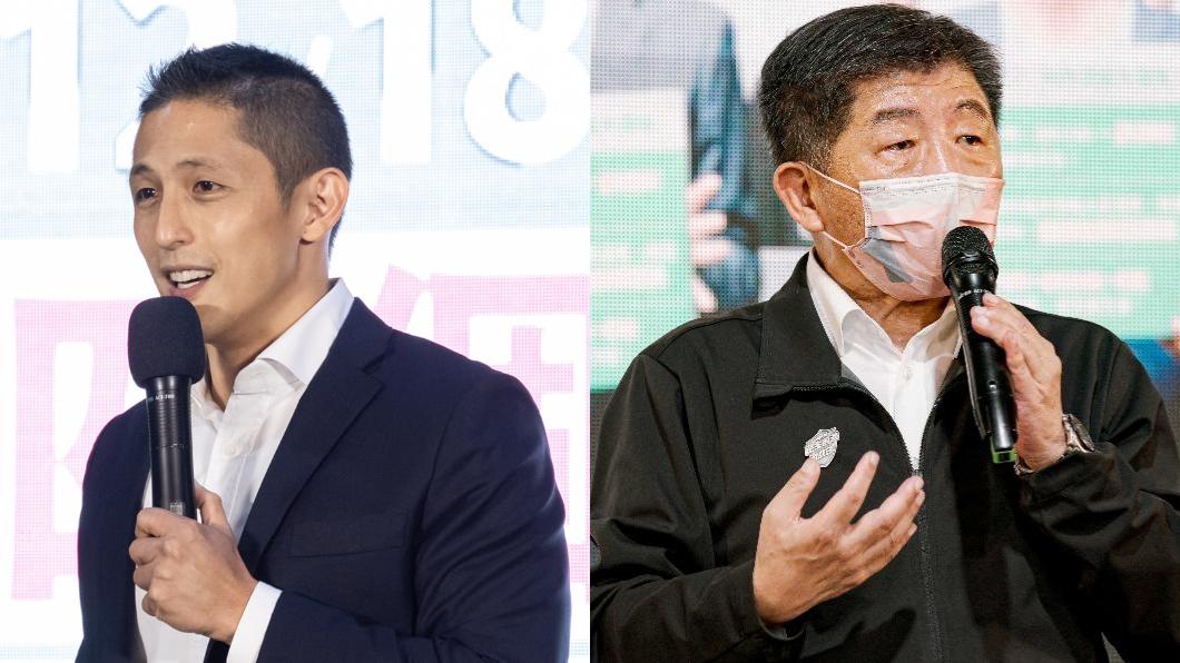 李永萍說，吳怡農和當初選北市長的陳時中幾乎一模一樣。（圖／吳怡農臉書、陳時中競辦提供）