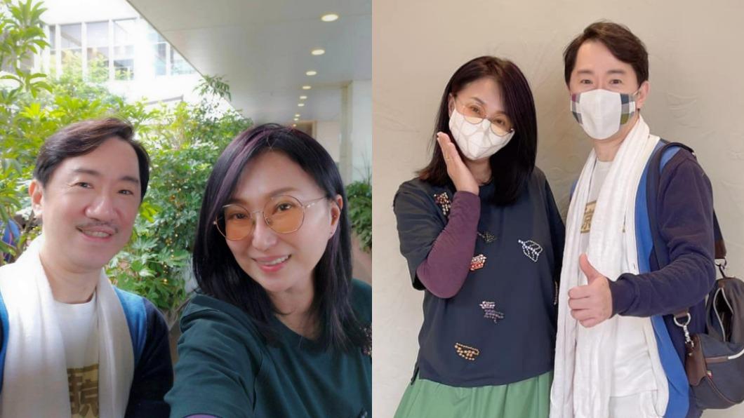 王瑞霞(左圖右)和音樂人黃士祐在東京重逢,2人更共度了愉快的午餐。(圖/王瑞霞提供)
