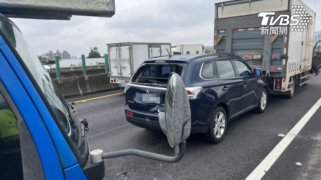車禍釀1人輕傷。(圖/警方提供)