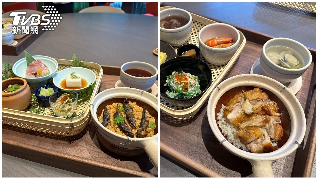午餐採定食風格,兩種套餐同時供應。(圖/葉韋辰攝)