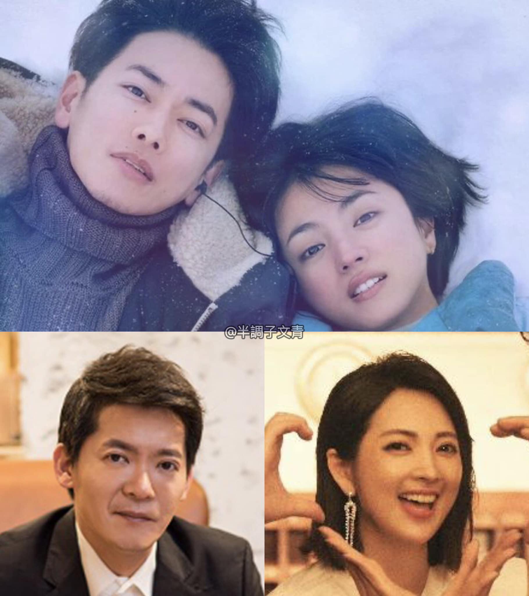 謝哲青、阿喜意外撞臉佐藤建、滿島光。（圖／翻攝自半調子文青臉書）
