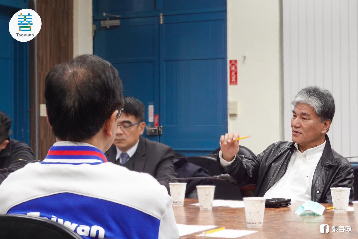 李鴻源在會議上的譬喻讓張善政印象深刻。(圖/翻攝自張善政臉書)