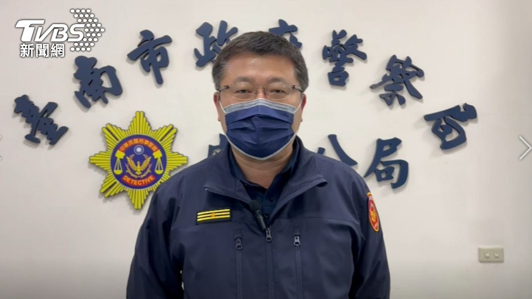 麻豆分局長林中興。(圖/TVBS)