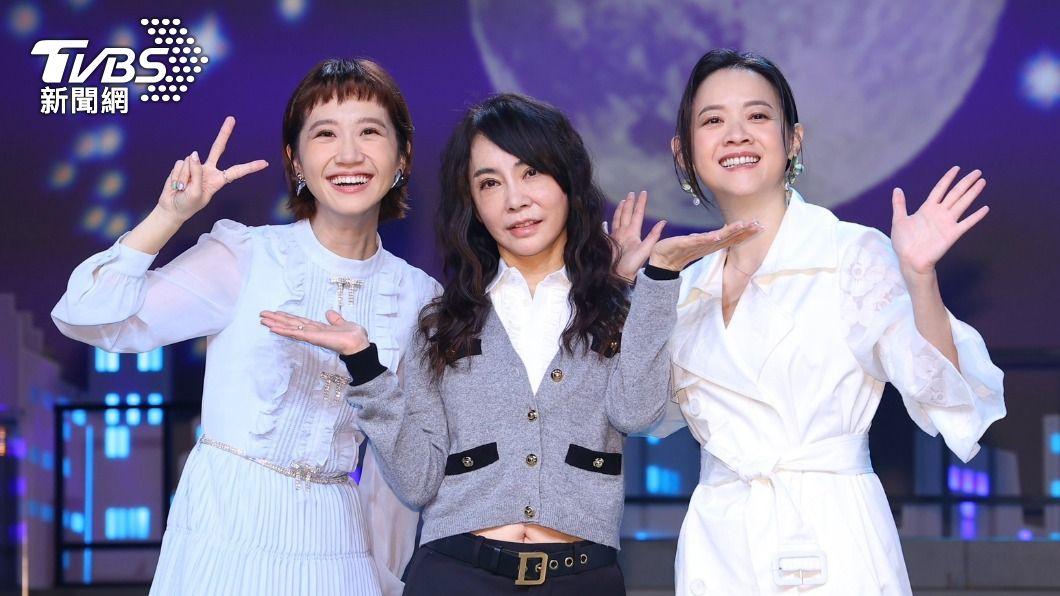 LuLu、柴智屏和曾寶儀進棚錄影。(圖/黃城碩攝)